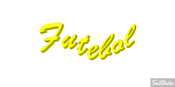Futebol Efeito do texto