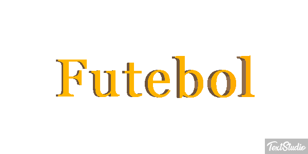 Futebol Efeito do texto