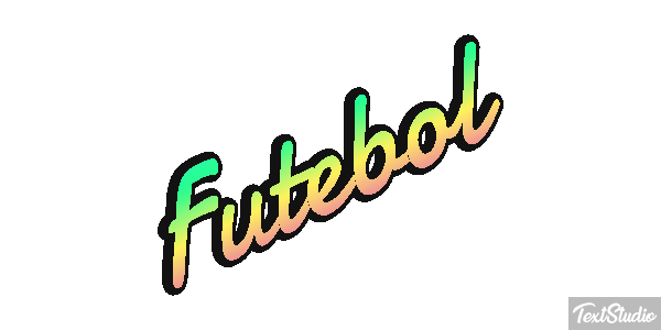 Futebol Efeito do texto
