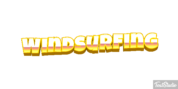 Windsurfing Efekt tekstowy