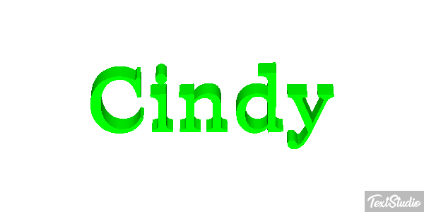 Cindy Efecto de texto
