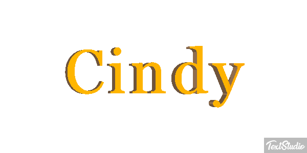 Cindy Efecto de texto