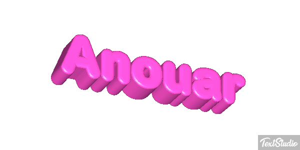 Anouar テキスト効果