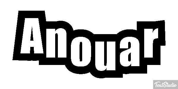 Anouar テキスト効果