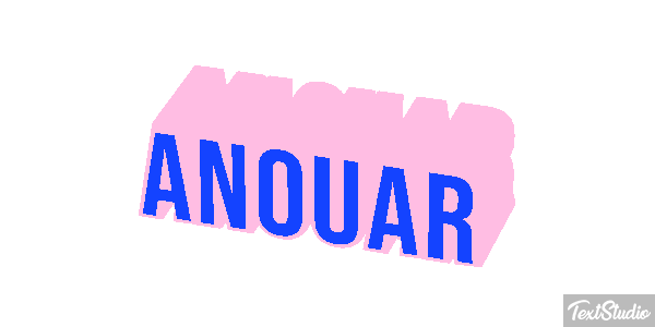 Anouar テキスト効果