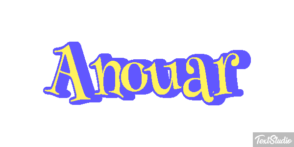 Anouar テキスト効果