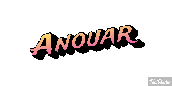 Anouar テキスト効果