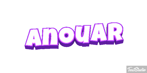 Anouar テキスト効果