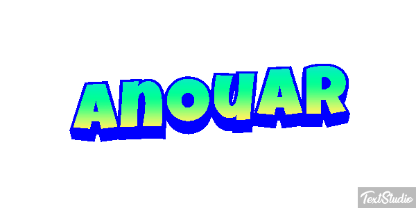 Anouar テキスト効果