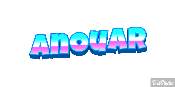 Anouar テキスト効果