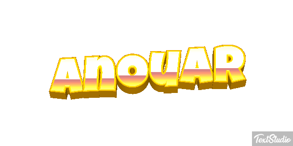 Anouar テキスト効果