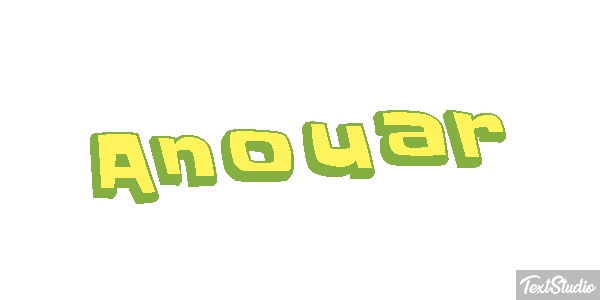 Anouar テキスト効果