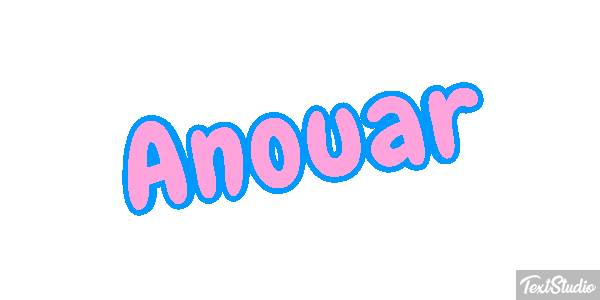 Anouar テキスト効果