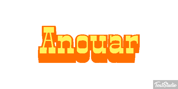 Anouar テキスト効果