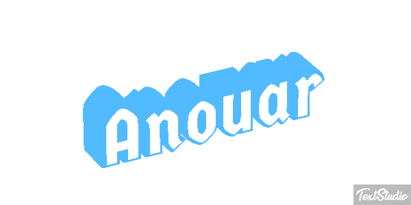 Anouar テキスト効果
