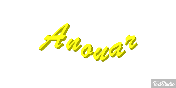 Anouar テキスト効果