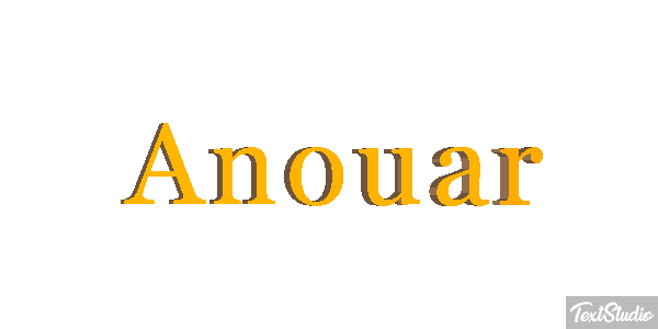 Anouar テキスト効果
