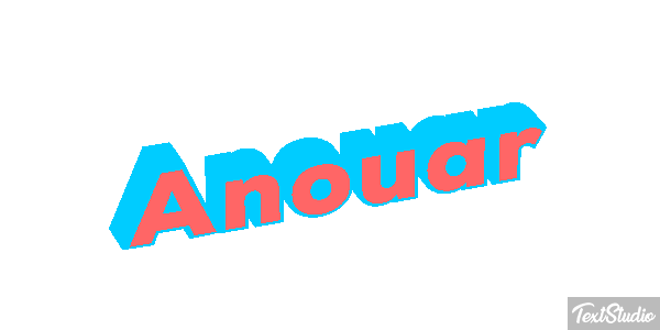 Anouar テキスト効果