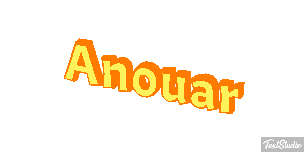 Anouar テキスト効果