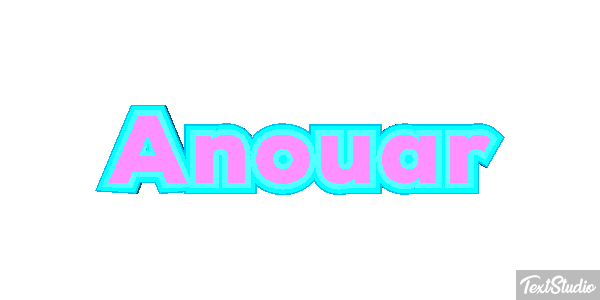 Anouar テキスト効果