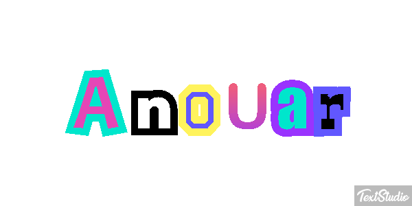 Anouar テキスト効果