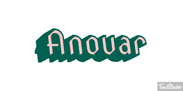 Anouar テキスト効果