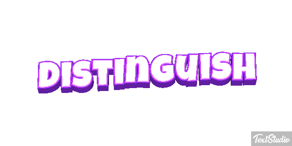 Distinguish Text effect