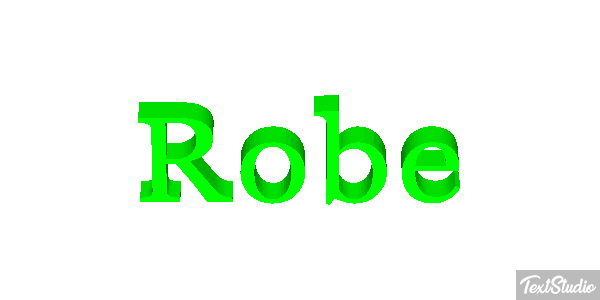 Robe Текстовый эффект