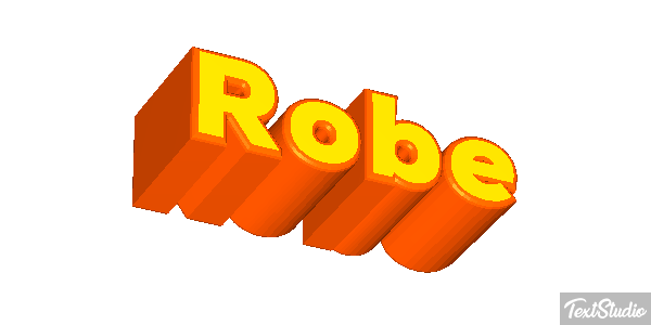 Robe Текстовый эффект