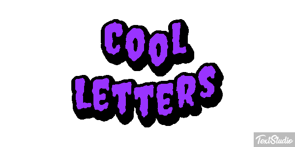 Cool Letters Efecto de texto