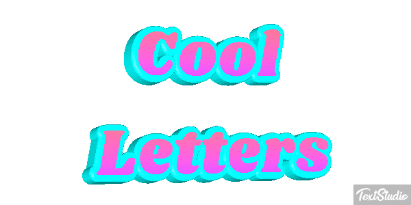 Cool Letters Efecto de texto