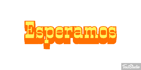Esperamos Текстовый эффект