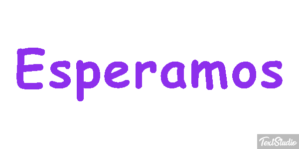 Esperamos Текстовый эффект