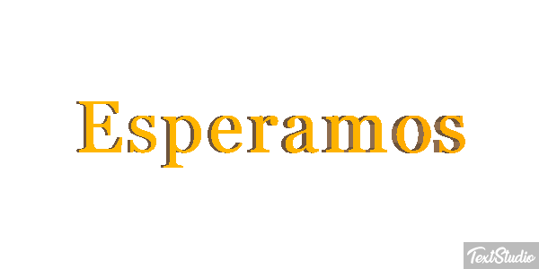 Esperamos Текстовый эффект