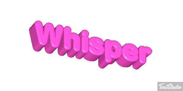 Whisper テキスト効果