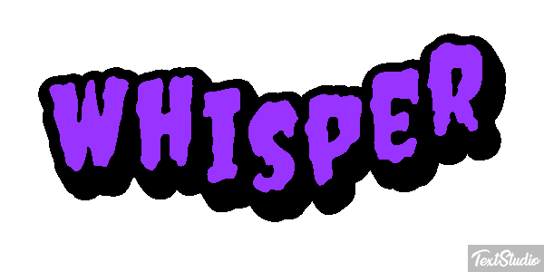 Whisper テキスト効果