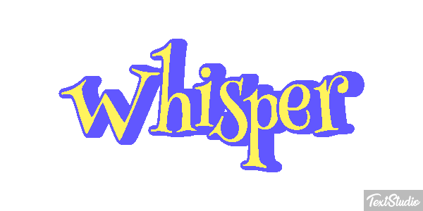 Whisper テキスト効果