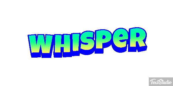 Whisper テキスト効果