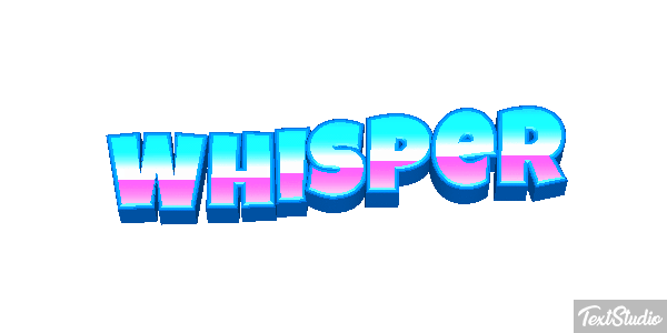 Whisper テキスト効果