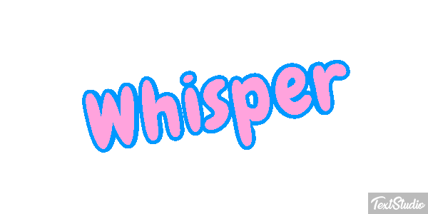 Whisper テキスト効果