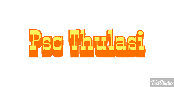 Psc Thulasi Text effect