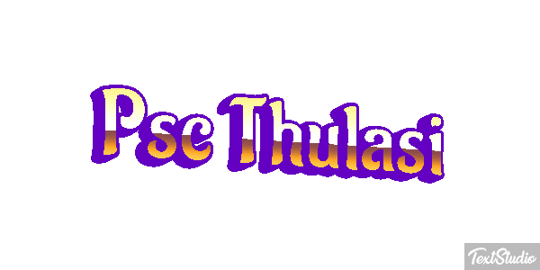 Psc Thulasi Text effect