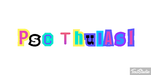 Psc Thulasi Text effect