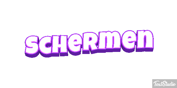 Schermen Tekst effect