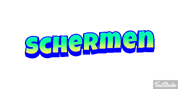 Schermen Tekst effect