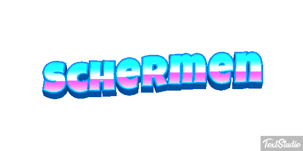 Schermen Tekst effect