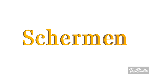 Schermen Tekst effect