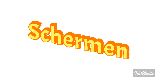 Schermen Tekst effect