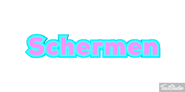 Schermen Tekst effect