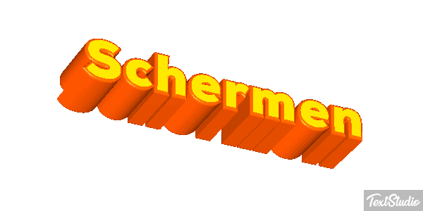 Schermen Tekst effect
